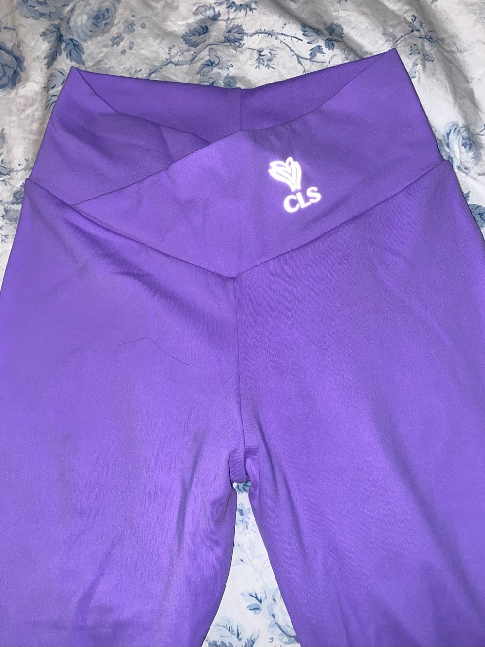 CLS Sportswear Scrunch Leggings Women's Medium Lavender/ Light Purple NWOTS